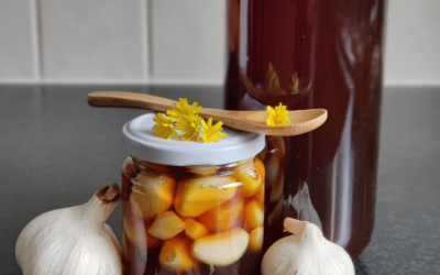 Ail lactofermenté au miel